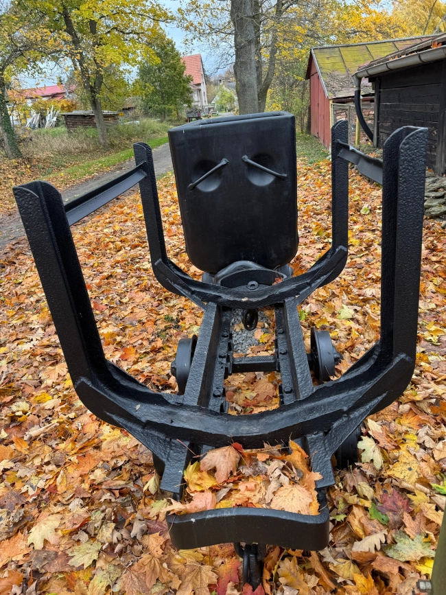 Důlní vozík na dřevo